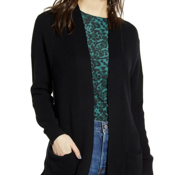 cotton cardigan with pockets